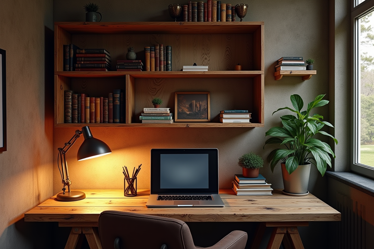bibliothèque bureau