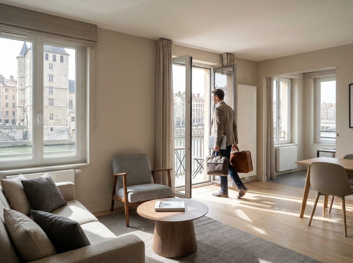 Mobilité professionnelle et installation dans un appartement meublé à Lyon